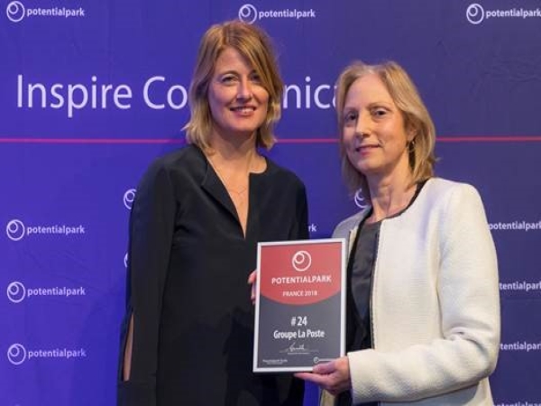Elisabeth Wicklin CEO du cabinet Potentialpark et Véronique Jau-Poupineau Responsable Département  Marque Employeur du Groupe La Poste